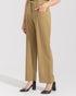 TEXTURED WIDE LEG PANTS